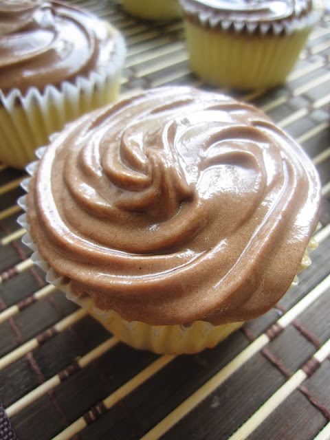 These Vanilla Bean Cupcakes with Nutella Frosting are one of my favourite dessert recipes. Made with vanilla bean paste and topped with rich nutella.