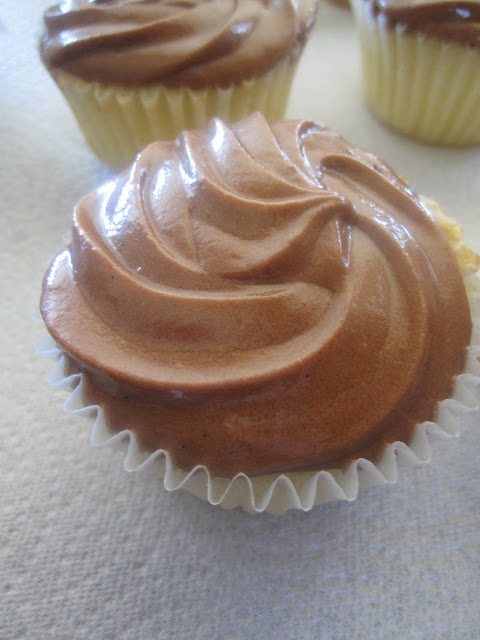 These Vanilla Bean Cupcakes with Nutella Frosting are one of my favourite dessert recipes. Made with vanilla bean paste and topped with rich nutella.