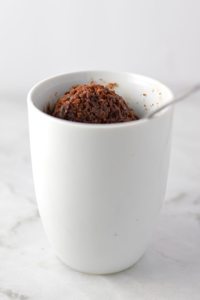 This easy Four Ingredient Nutella Mug Cake made without eggs and cocoa powder. I love making this as a last minute dessert recipe.