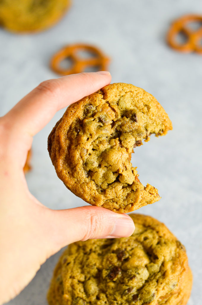 Peanut Butter Pretzel Chocolate Chip Cookies