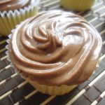 Vanilla Bean Cupcakes with Nutella Frosting