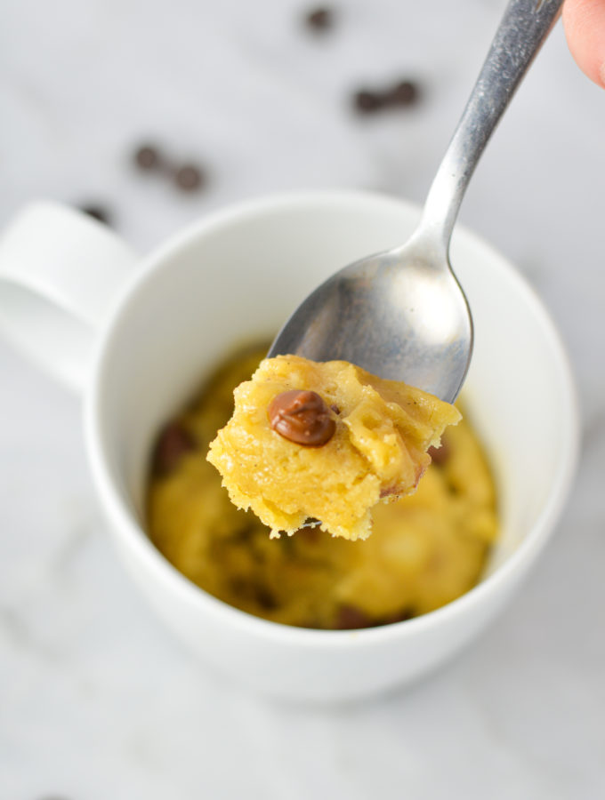 Chocolate Chip Mug Cake