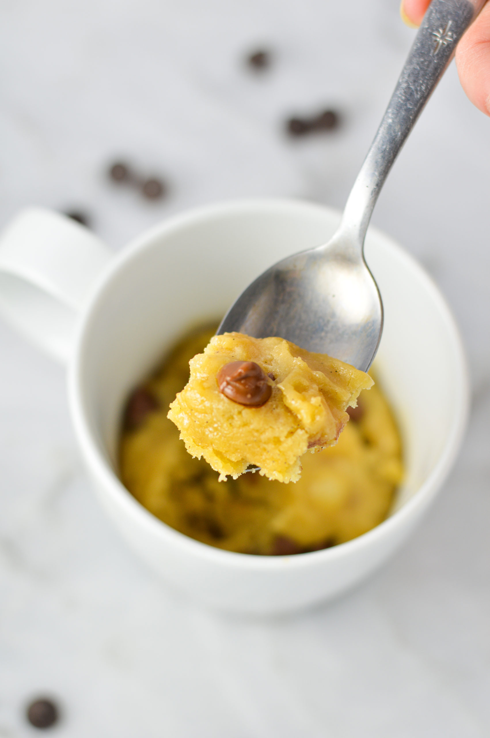 Chocolate Chip Mug Cake