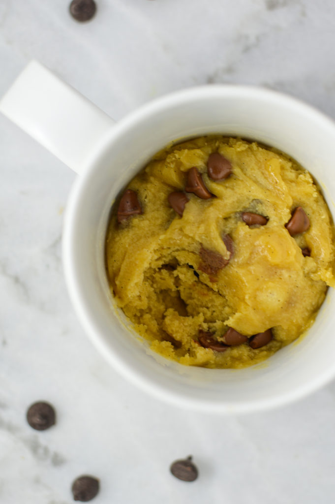 Chocolate Chip Mug Cake