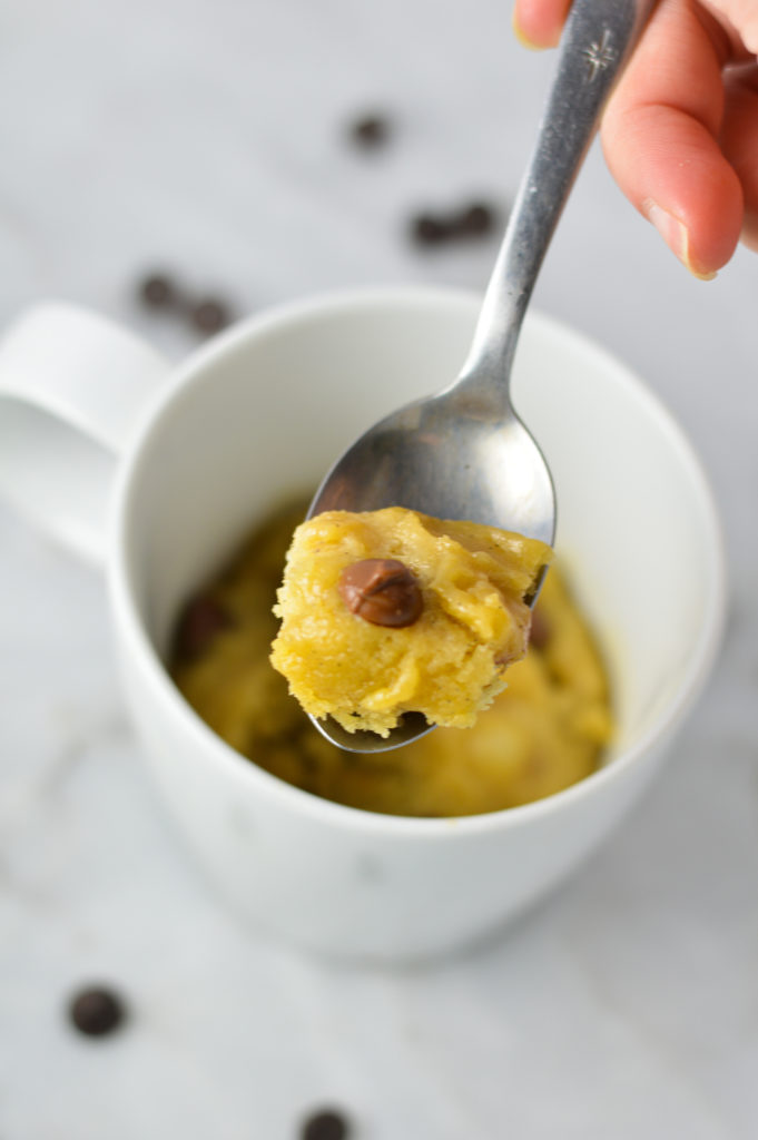 Chocolate Chip Mug Cake