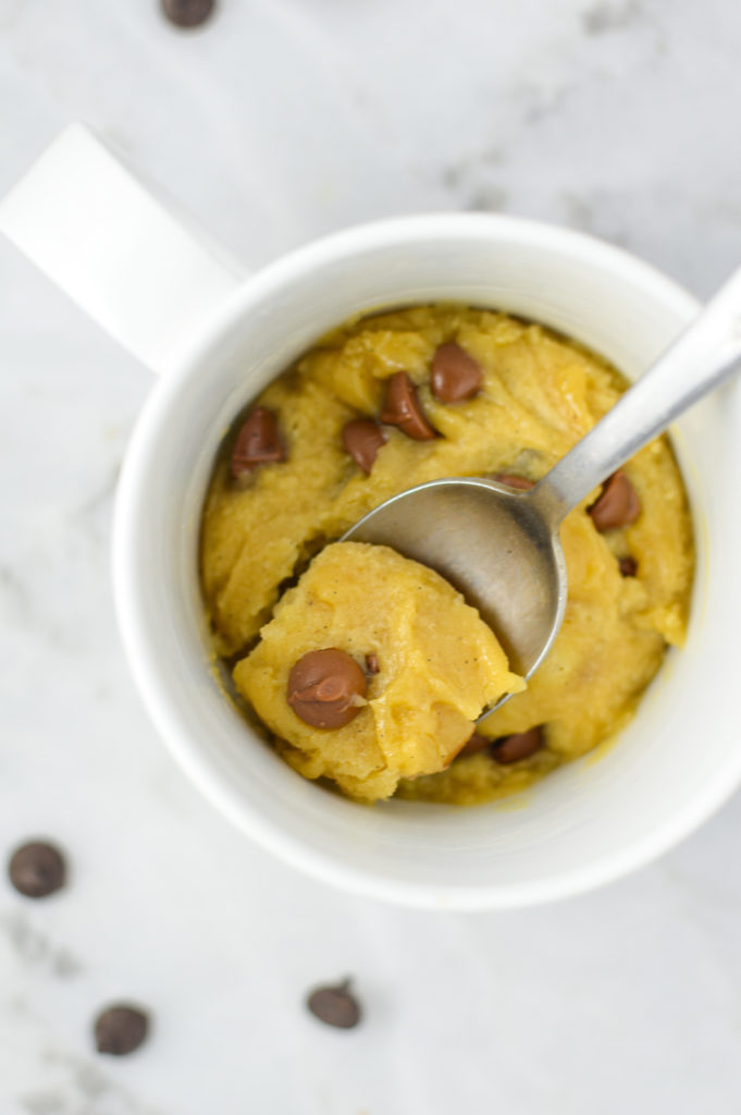 Chocolate Chip Mug Cake