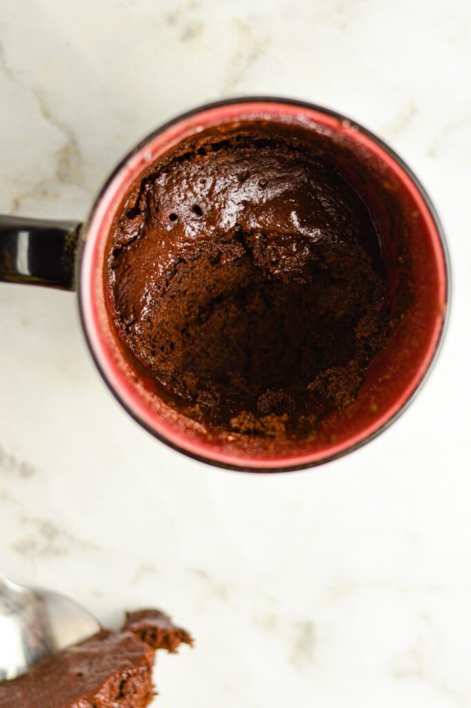 One Minute Chocolate Mug Cake