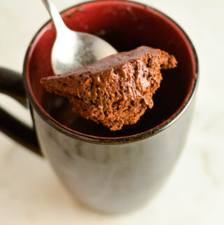 One Minute Chocolate Mug Cake