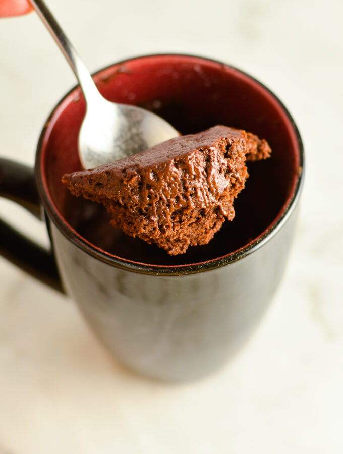 One Minute Chocolate Mug Cake