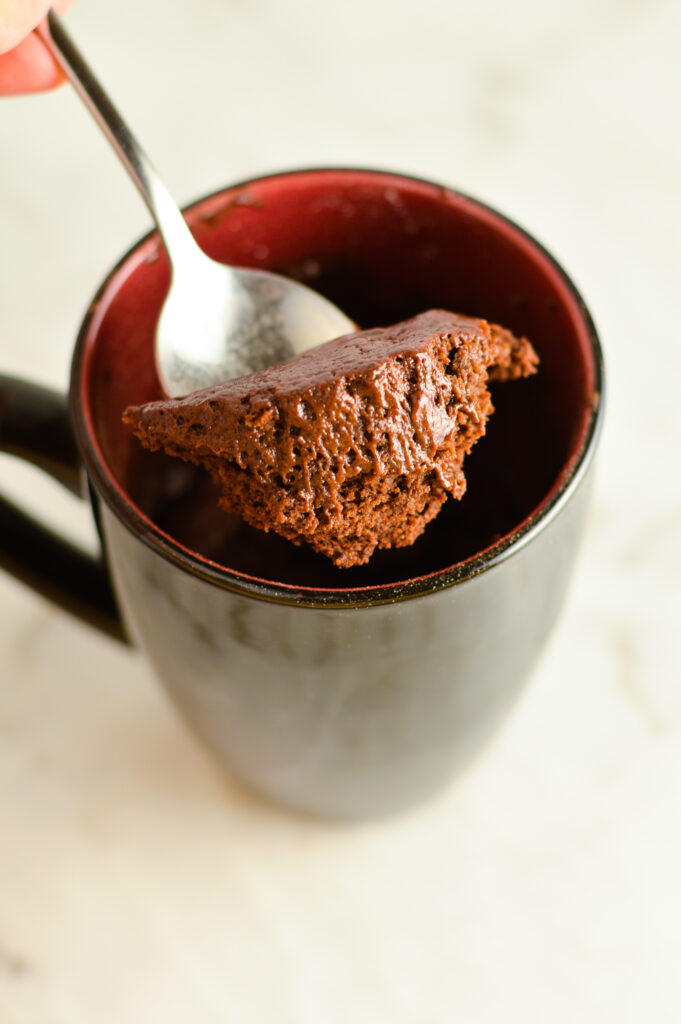 One Minute Chocolate Mug Cake