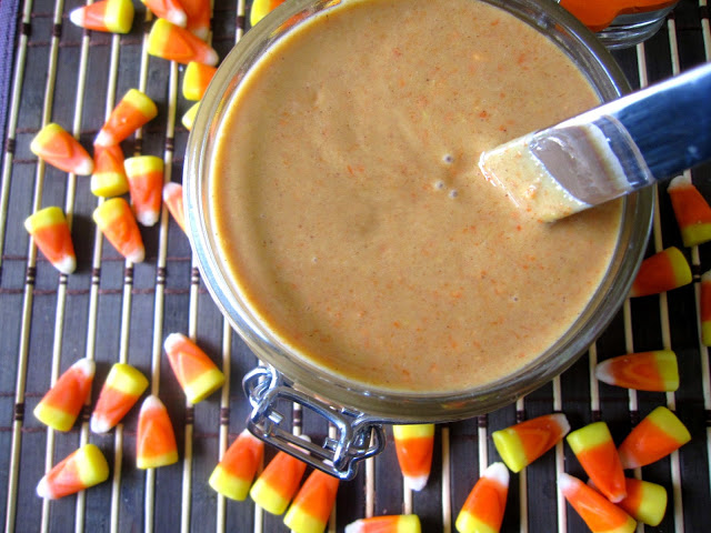  Homemade Candy Corn Peanut Butter almost tastes like butterfingers in a spread. Perfect for toasts, drizzling on pancakes or eating with a spoon.