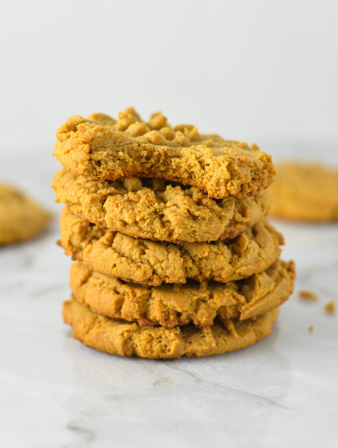 Flourless Butterless Peanut Butter Cookies