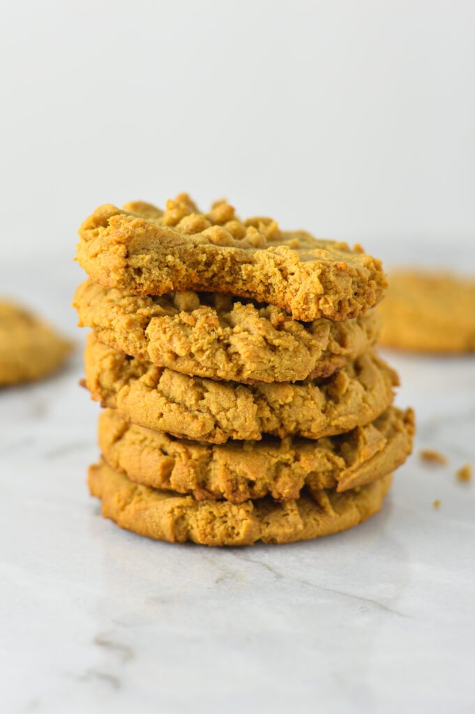 Flourless Butterless Peanut Butter Cookies