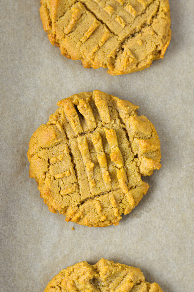 Flourless Butterless Peanut Butter Cookies