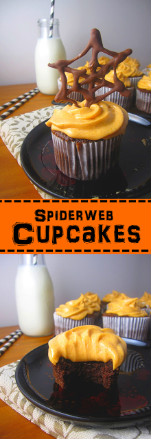 Spiderweb Cupcakes