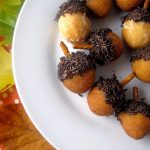 Easy Acorn Doughnut Holes