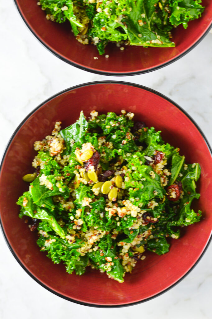 Kale, Quinoa and Cranberry Salad