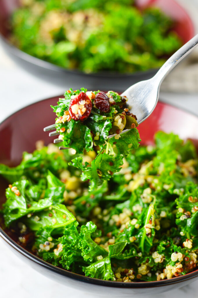 Kale, Quinoa and Cranberry Salad