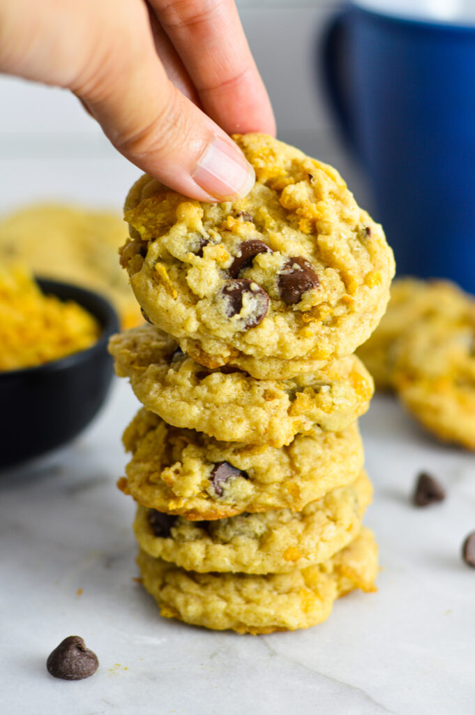 Coconut Chocolate and Cornflake Cookies