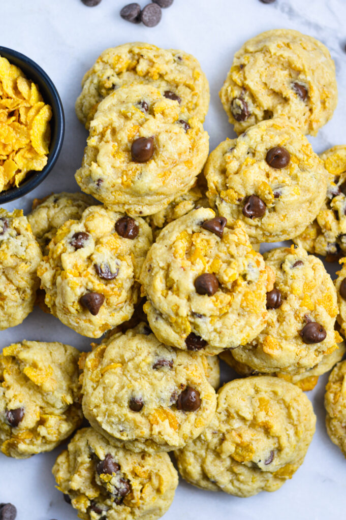 Coconut Chocolate and Cornflake Cookies