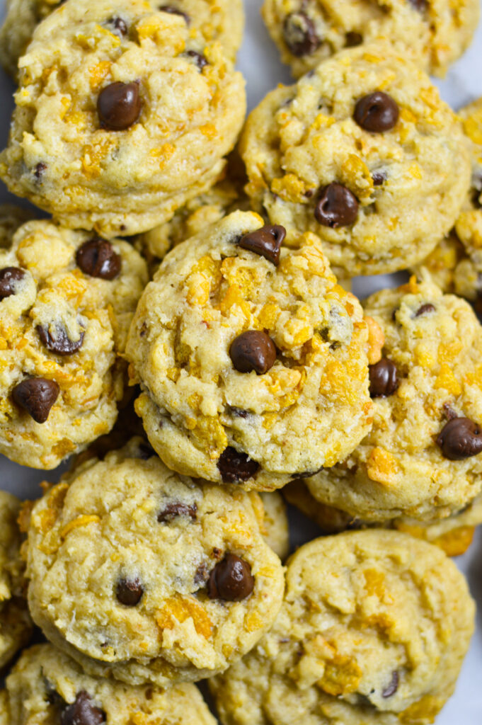 Coconut Chocolate and Cornflake Cookies