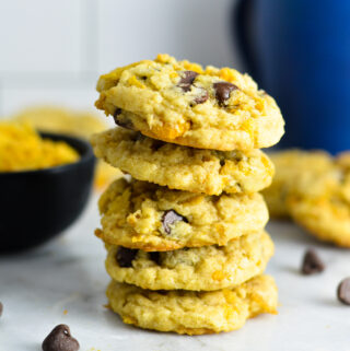 Coconut Chocolate and Cornflake Cookies