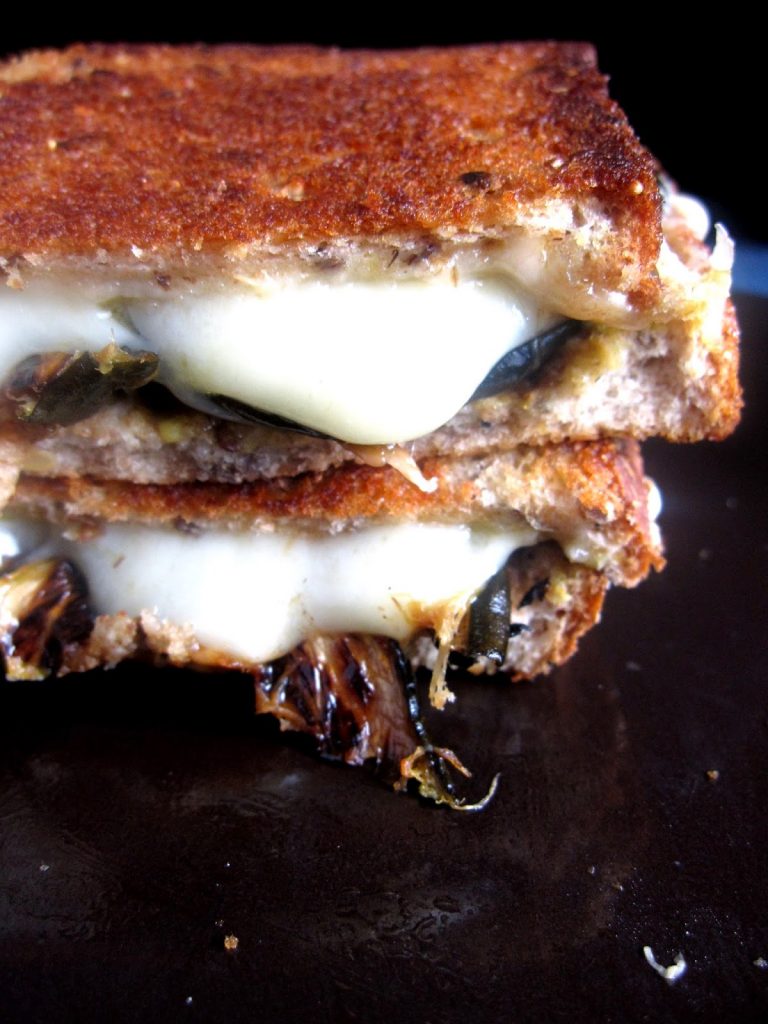 This Roasted Zucchini Grilled Cheese Sandwich is a great recipe to make for lunch. Packed with cheese, this is comfort food between two slices of bread.