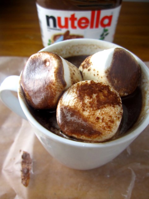 Microwave Nutella Hot Chocolate