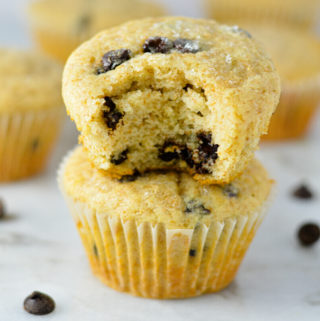 Whole Wheat Chocolate Chip Muffins