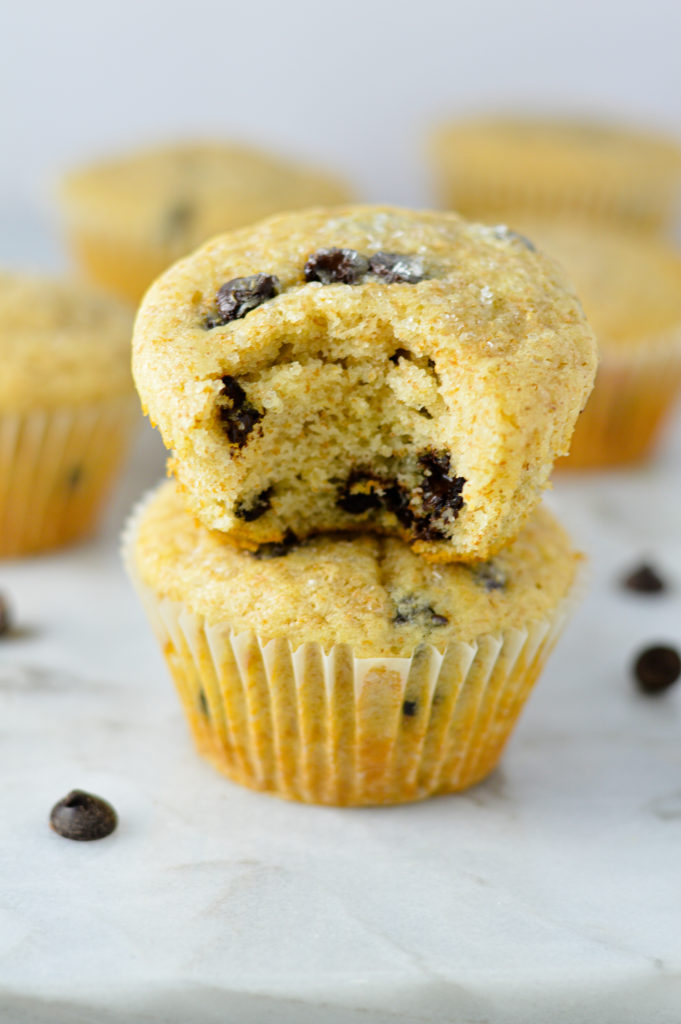 Whole Wheat Chocolate Chip Muffins