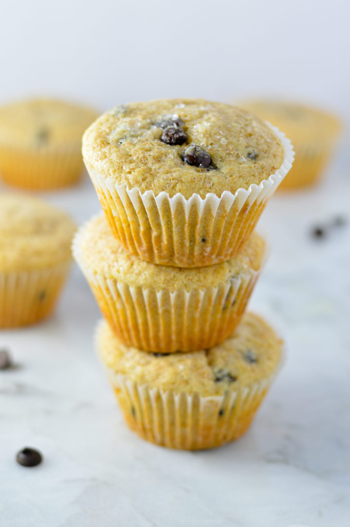 Whole Wheat Chocolate Chip Muffins