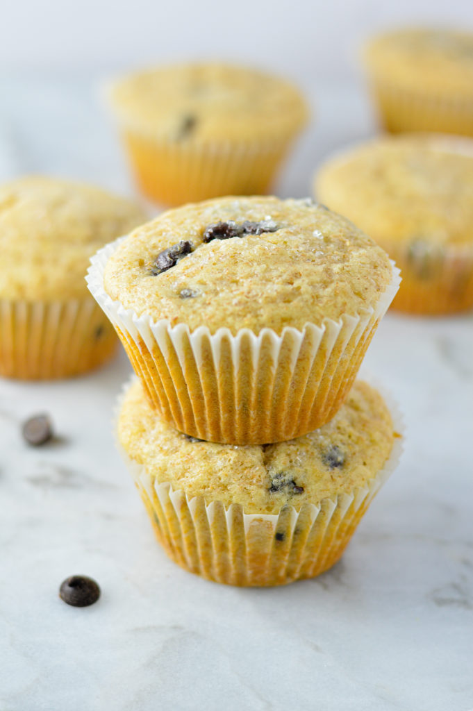 Whole Wheat Chocolate Chip Muffins