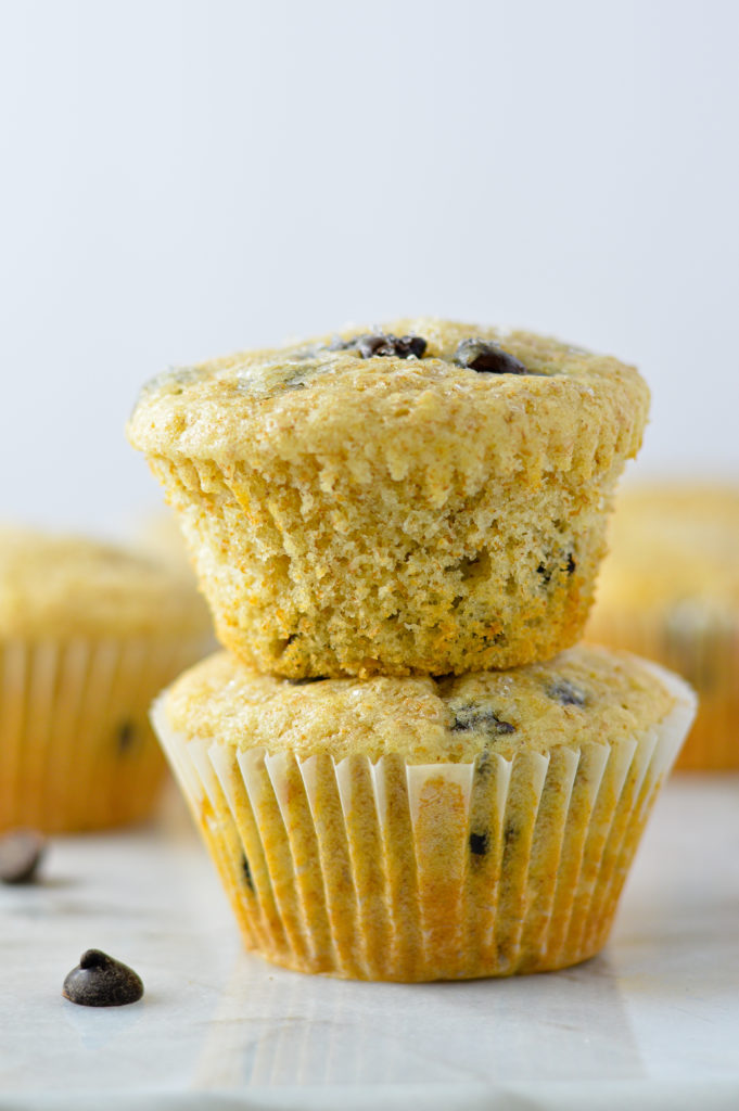 Whole Wheat Chocolate Chip Muffins