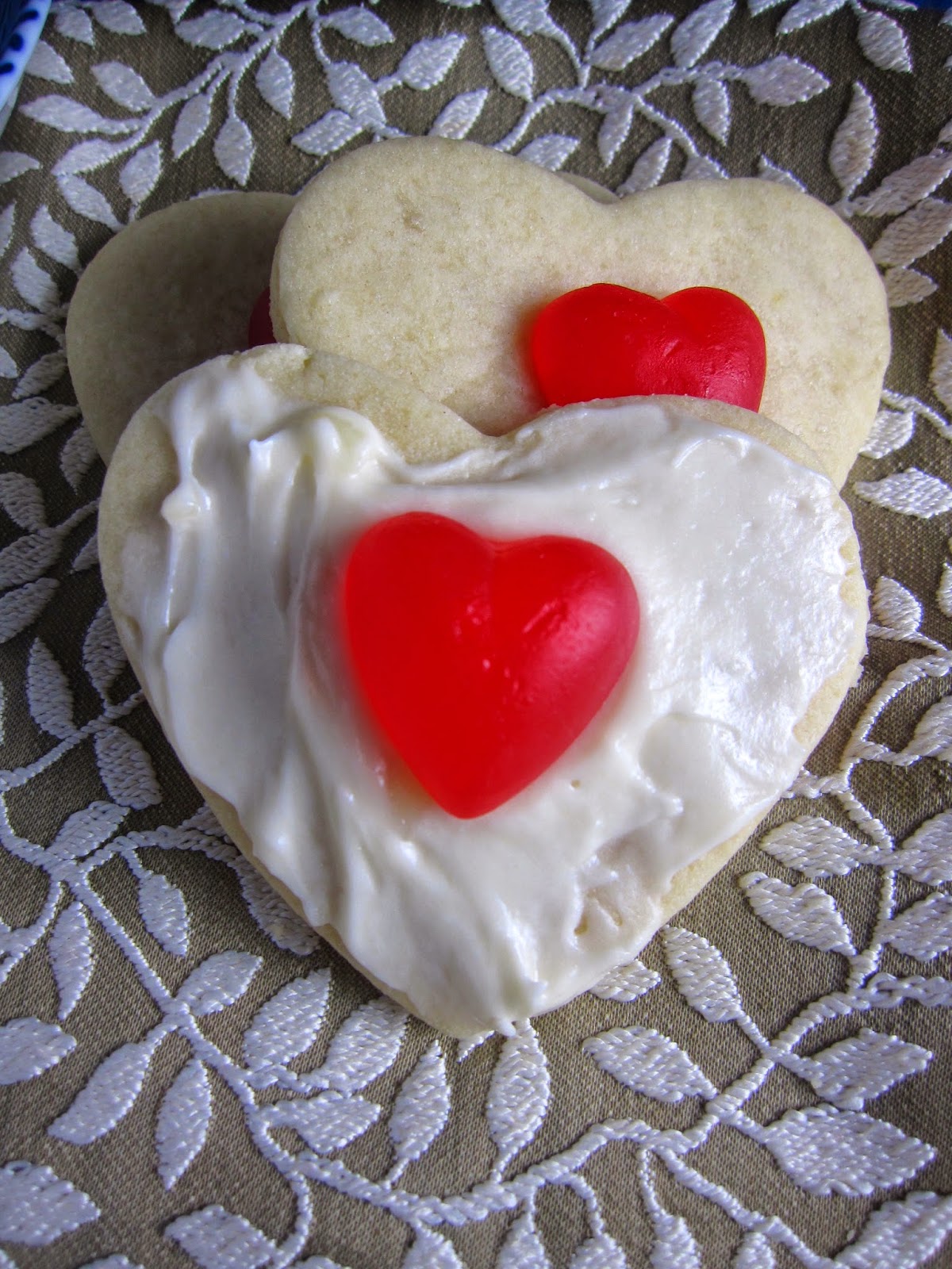 Heart Shaped Sugar Cookies that are perfect for Valentine's Day! Super easy to make, they make great great last minute desserts.