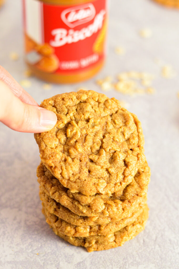 Biscoff Oatmeal Cookies