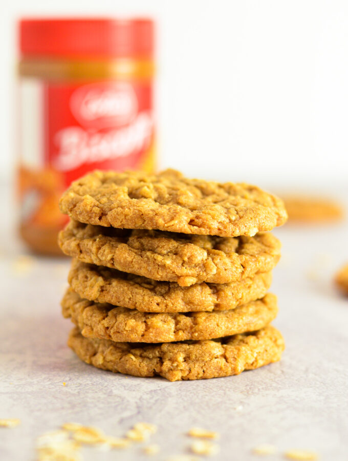 Biscoff Oatmeal Cookies