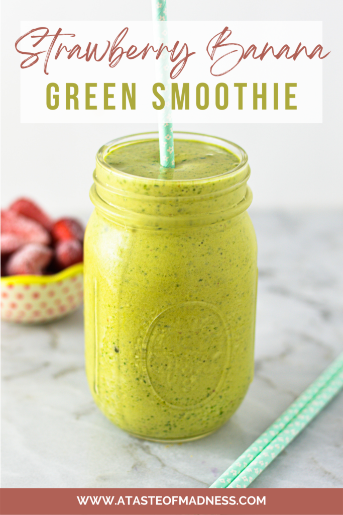 Strawberry Banana Green Smoothie