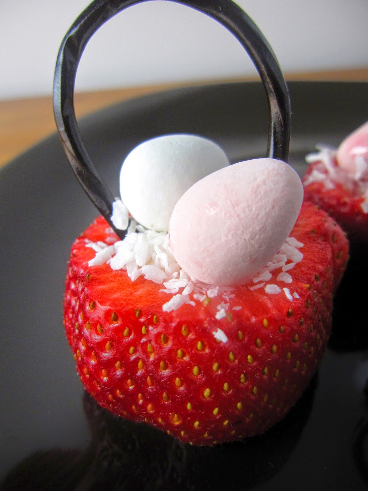 Easy Easter Strawberry Baskets are the perfect last minute dessert or snack idea for Easter.