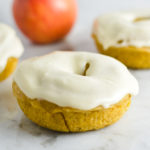 Brown Butter Baked Apple Doughnuts with Brown Butter Icing