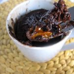 Caramel Stuffed Chocolate Mug Cake