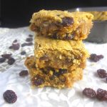 Healthy Peanut Butter and Raisin Oatmeal Bars