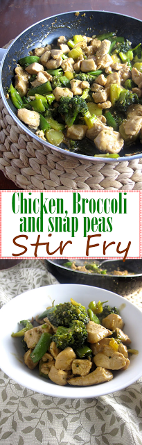 Chicken, Broccoli and Snap Peas Stir Fry