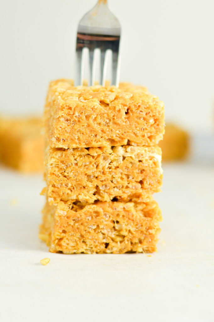 Peanut Butter Rice Krispie Squares