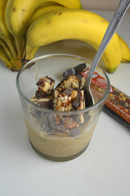 This Clif Bar parfait is made even more delicious with the addition of Clif Bars! It is perfect as a post workout snack, or whenever you want a sweet healthy treat!