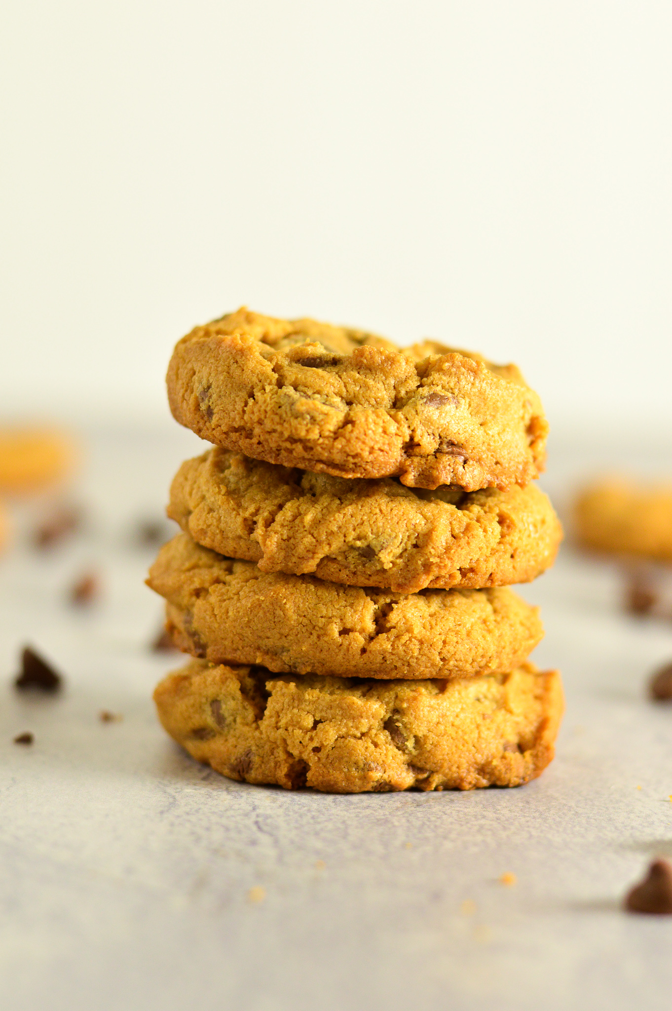 Gluten Free Peanut Butter Chocolate Chip Cookies