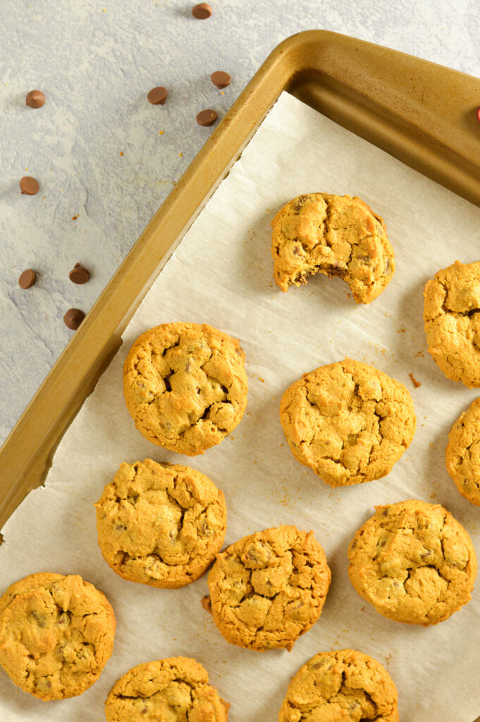 Gluten Free Peanut Butter Chocolate Chip Cookies