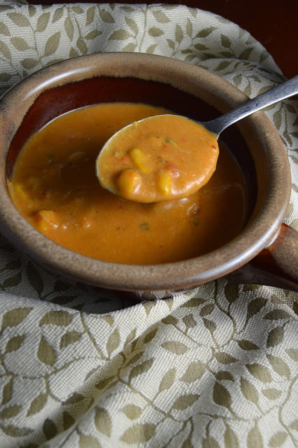 This Slow Cooker Creamy Chicken and Corn Soup is so creamy and easy to make! The salsa adds the perfect amount of spiciness to this warm and comforting soup.