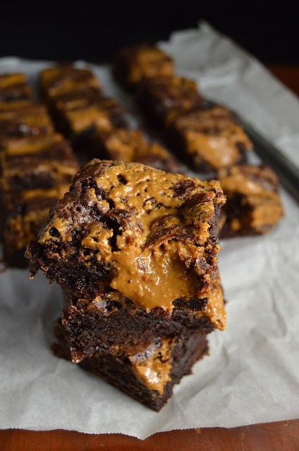 Biscoff Swirl Brownies