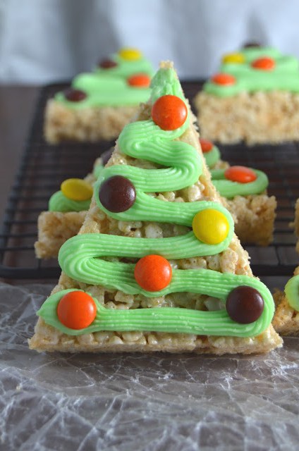 Rice Krispies Christmas Trees