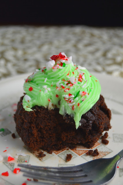 Need a quick and easy last minute dessert for Christmas? This peppermint mug cake is the perfect treat!